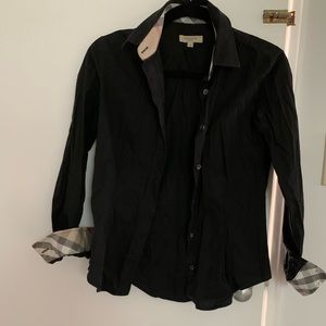 Burberry Black Buttondown Shirt